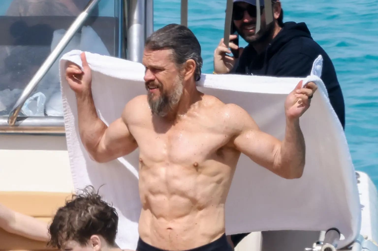 Matt Damon’s Buff New Body Steals the Spotlight on the High Seas