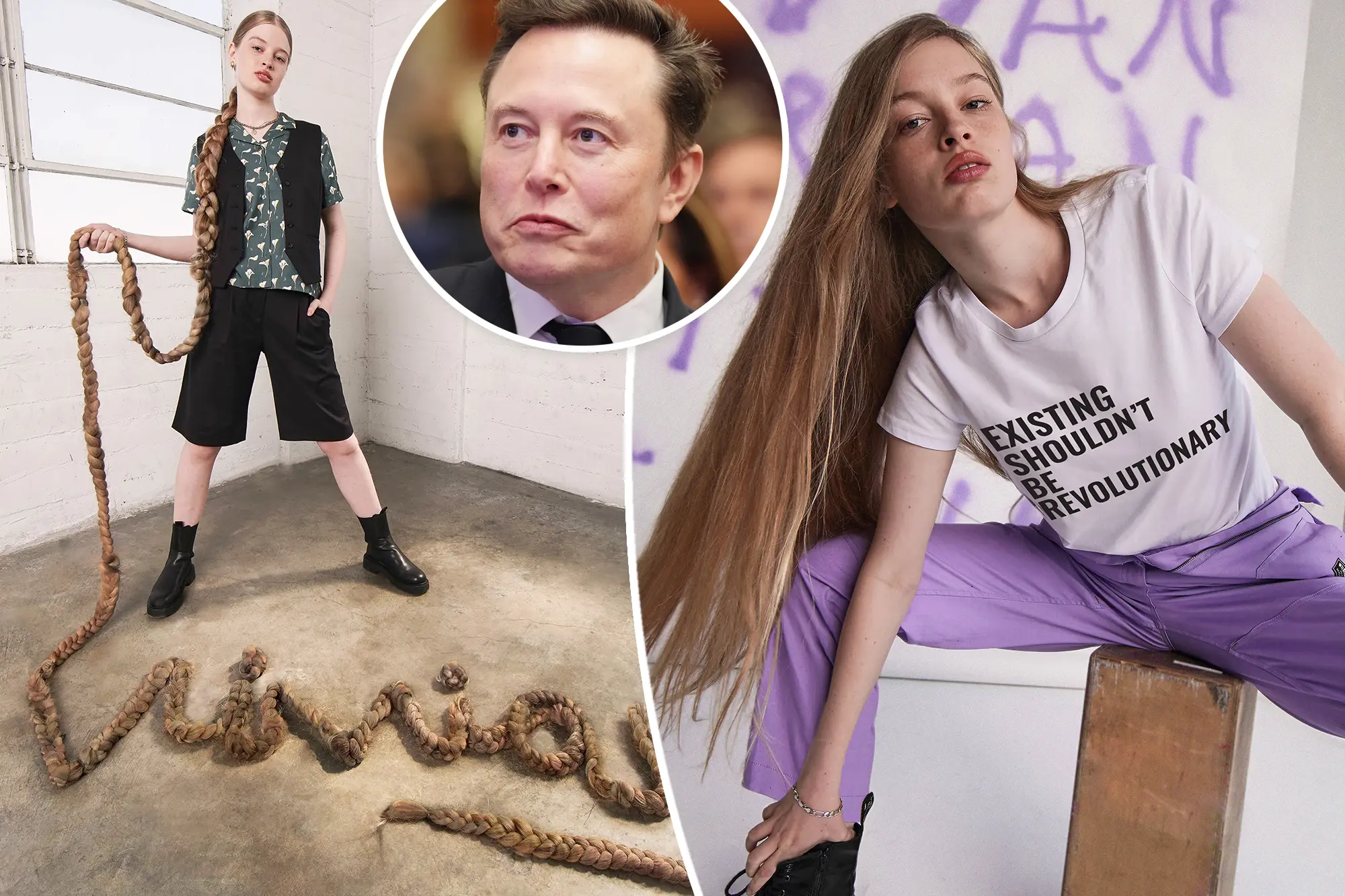Elon Musk’s Daughter Vivian Stuns in Fashion Debut with Dramatic 40-Foot Braid
