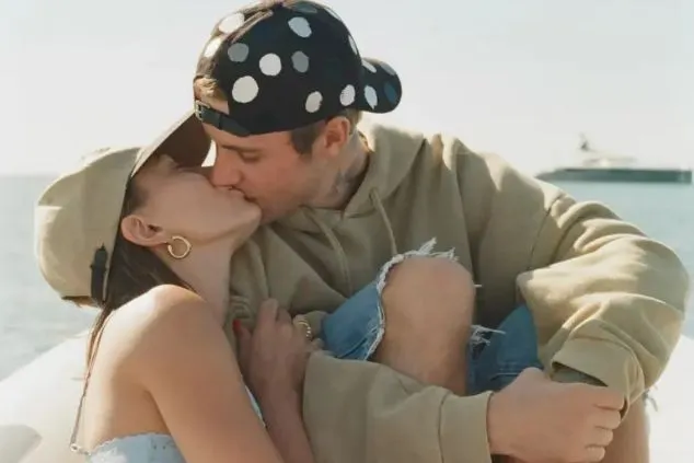Justin Bieber Gets Handsy in Photos Celebrating Hailey’s $1B Rhode Beauty Deal