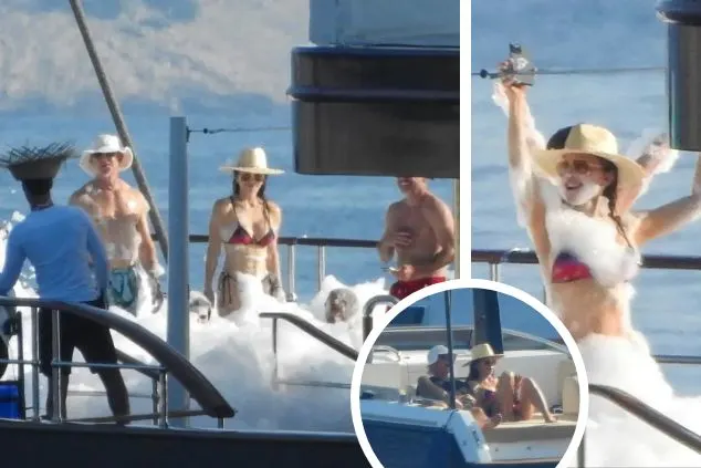 Jeff Bezos Throws a Foam-Filled Bash on His $500M Superyacht Before Wedding