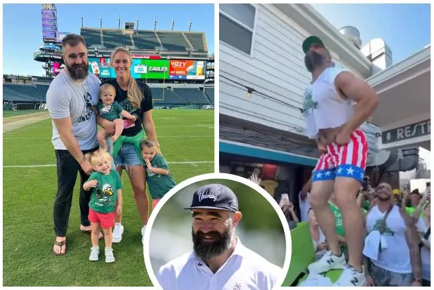 Jason Kelce Rocks a Speedo for Charity — And the Internet Can’t Get Enough